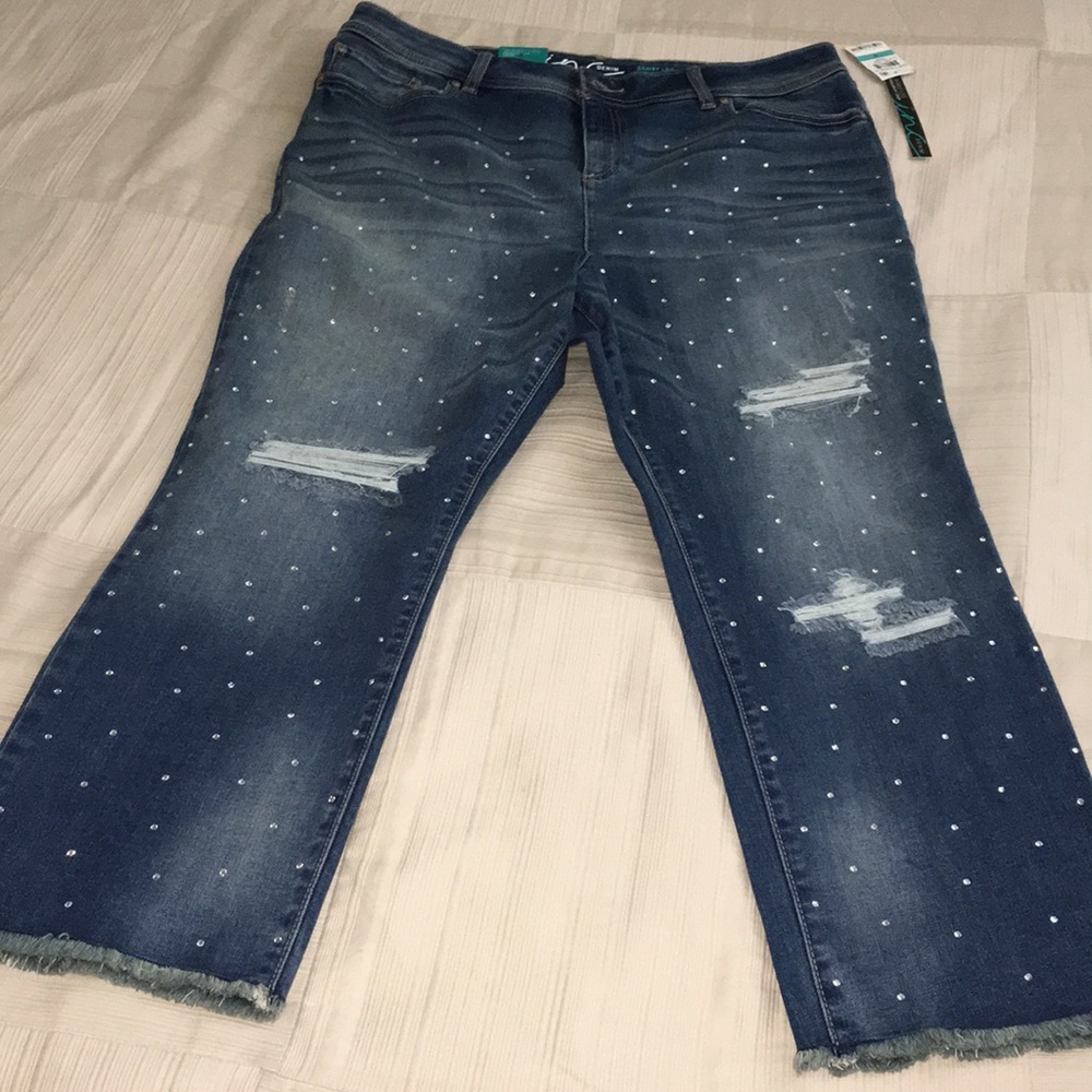 Inc International Concepts Rhinestone Jeans